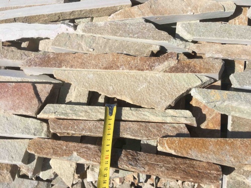 Горбушка златолит золотистый для облицовки купить в Ногинску