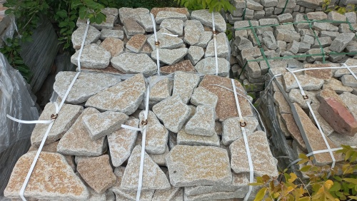 Гранитный плитняк галтованный для парковки купить в Ногинску