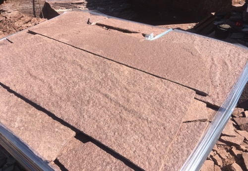 Плитняк лемезит бордовый для ступеней 20-25 мм купить в Ногинску